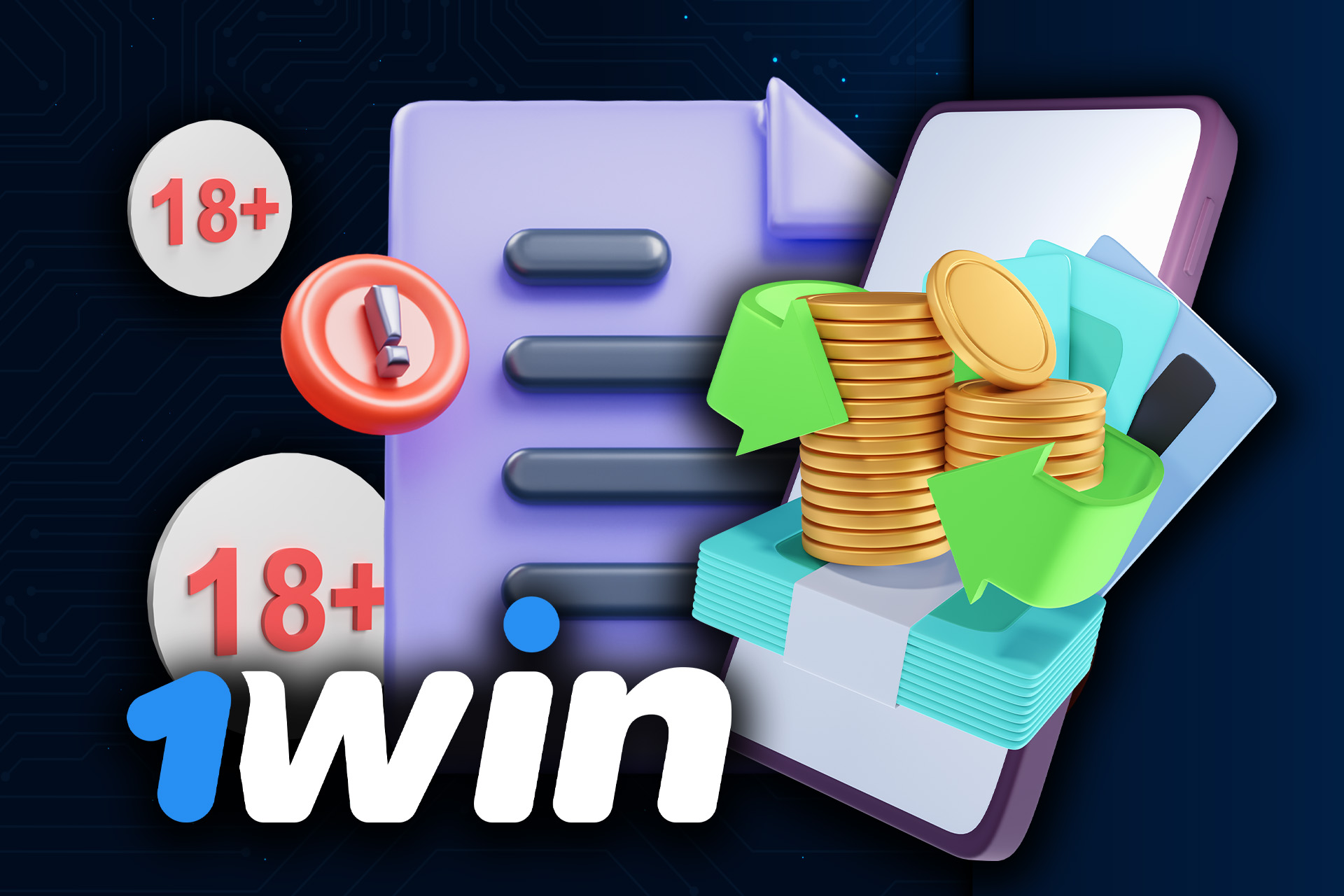 Meet these rules to withdraw your winnings from 1win.