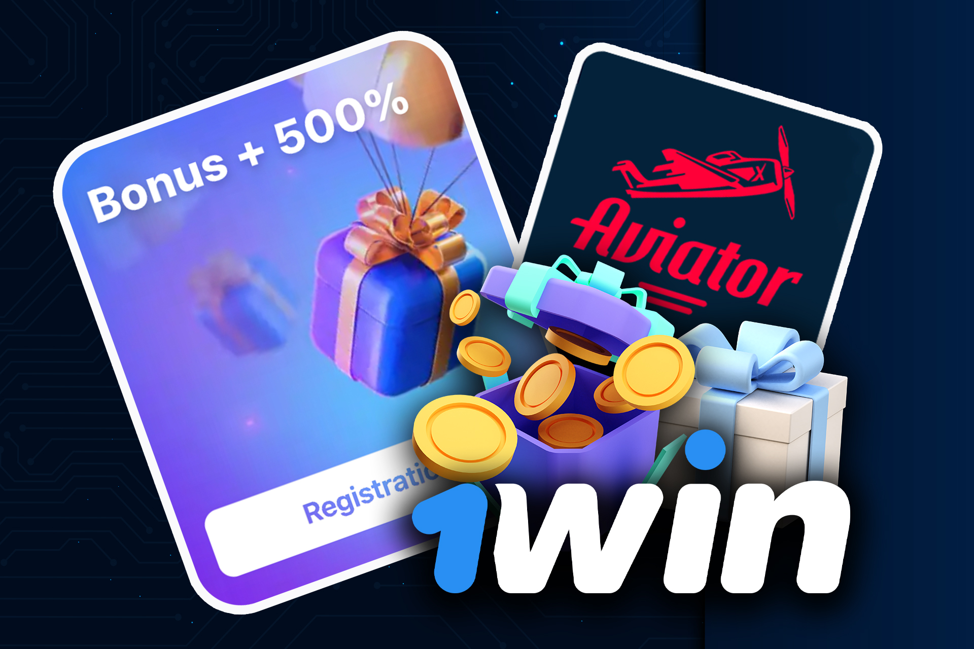 Deposit your 1win account to get a welcome bonus of 500% on Aviator.