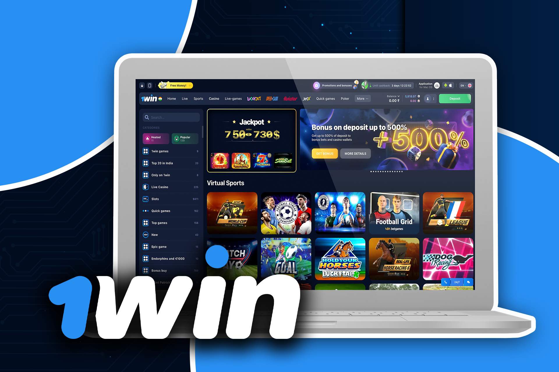 1Win – Official Website for Sports Betting and Casino. Registration and ...