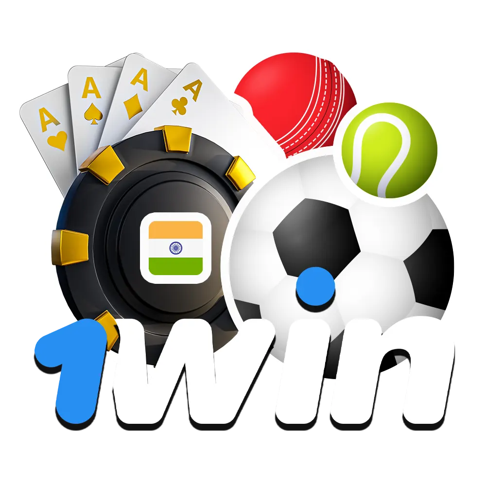 Sign up for 1win and start betting on sports, playing casino games and quick games in India.