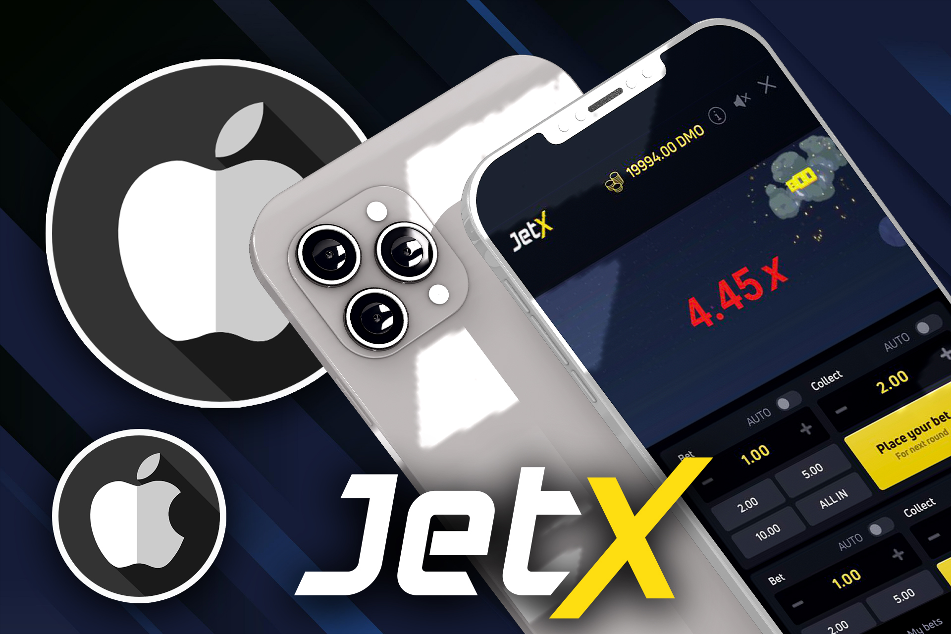 You can play Jet X via the 1win app on your iPhone.