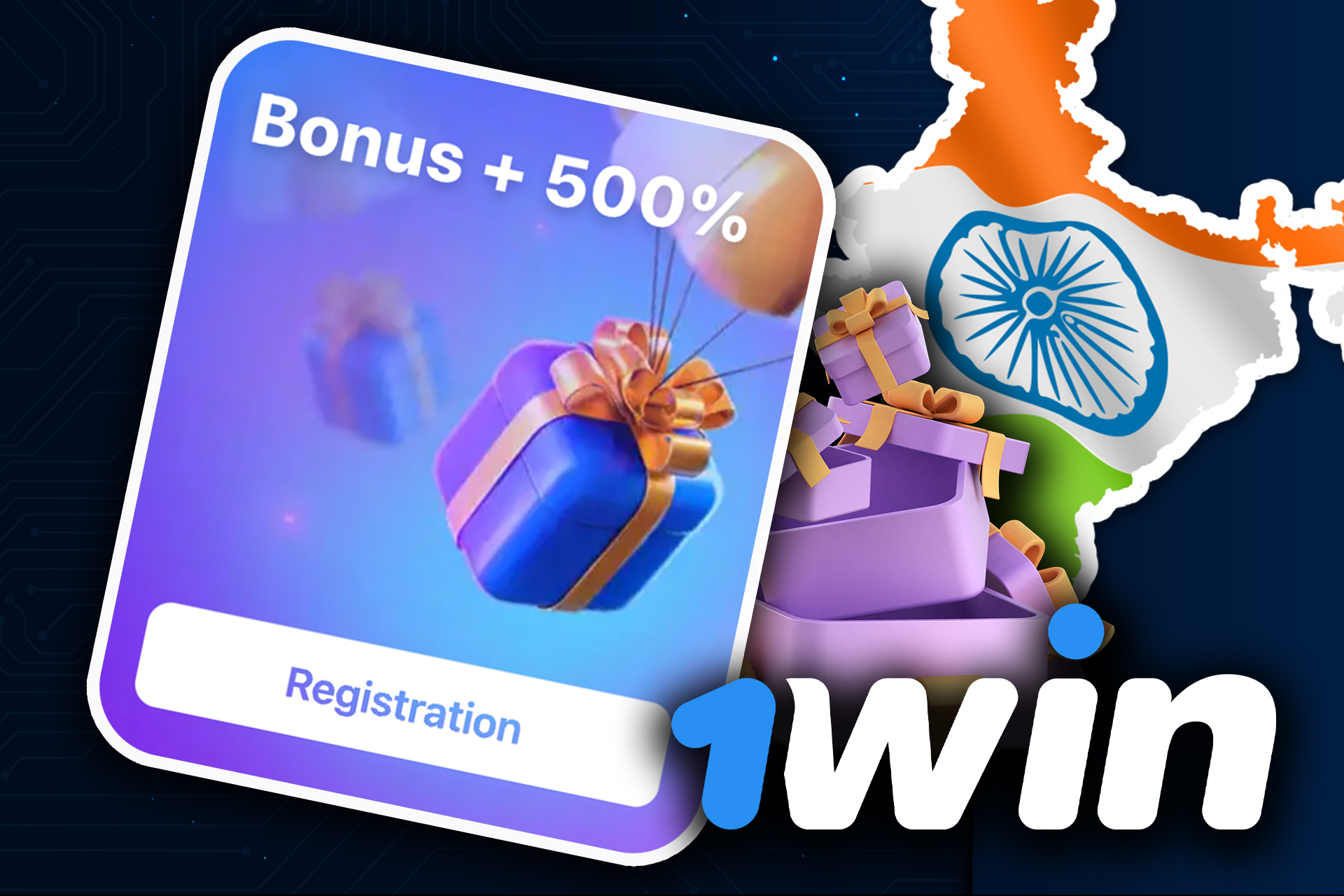 Here is a list of bonuses and promotions that 1win promo code gives you after the registration.