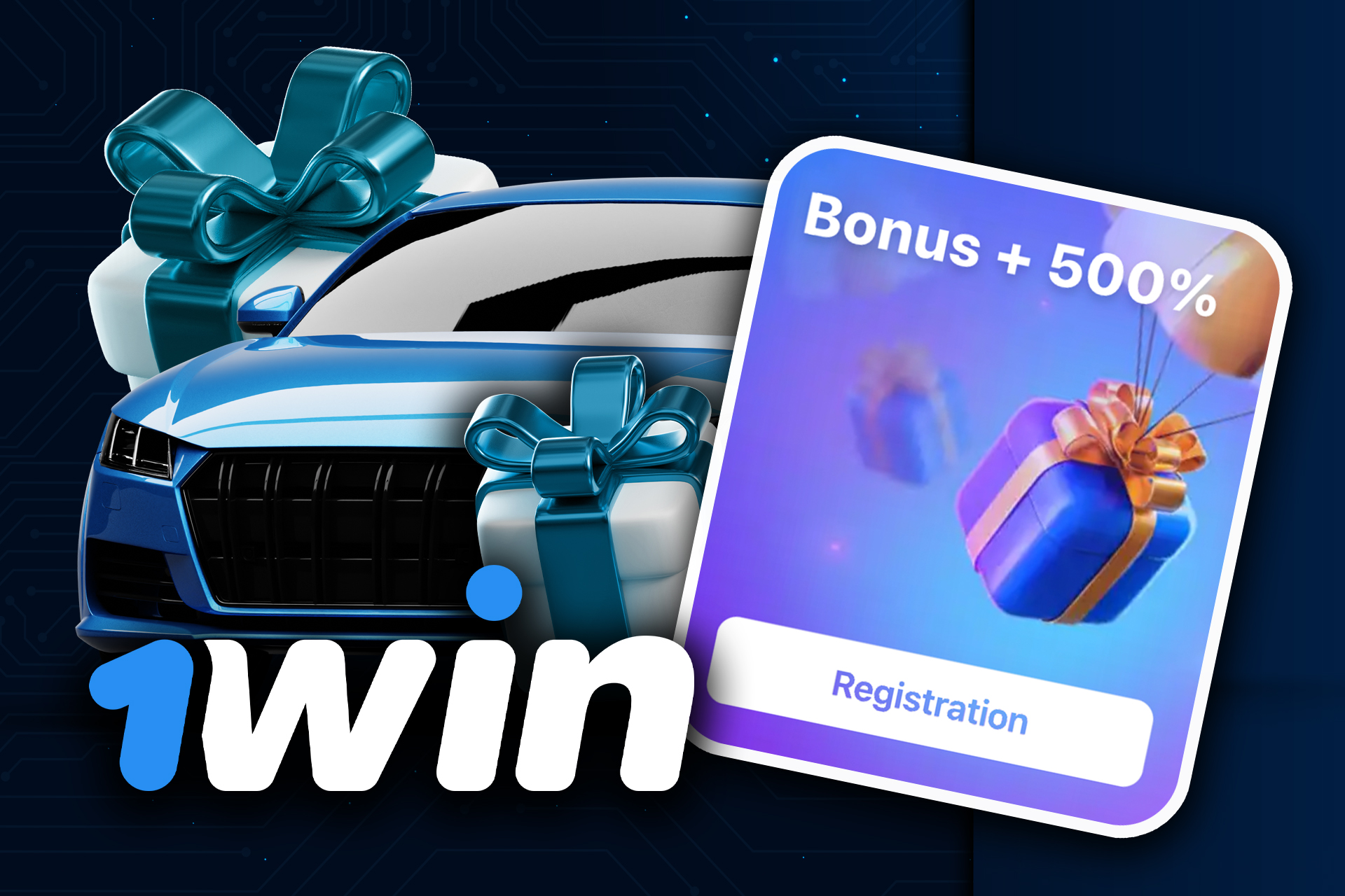 Get up to 500% on your first deposits on 1win.