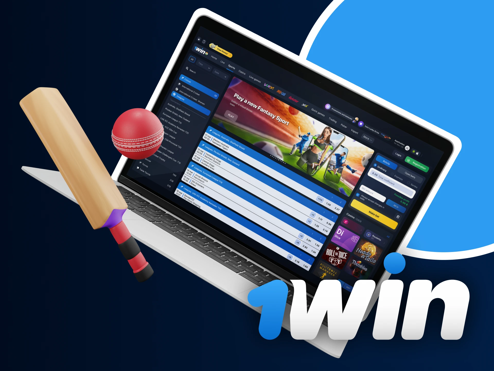 What betting markets for IPL matches does 1win online casino offer.