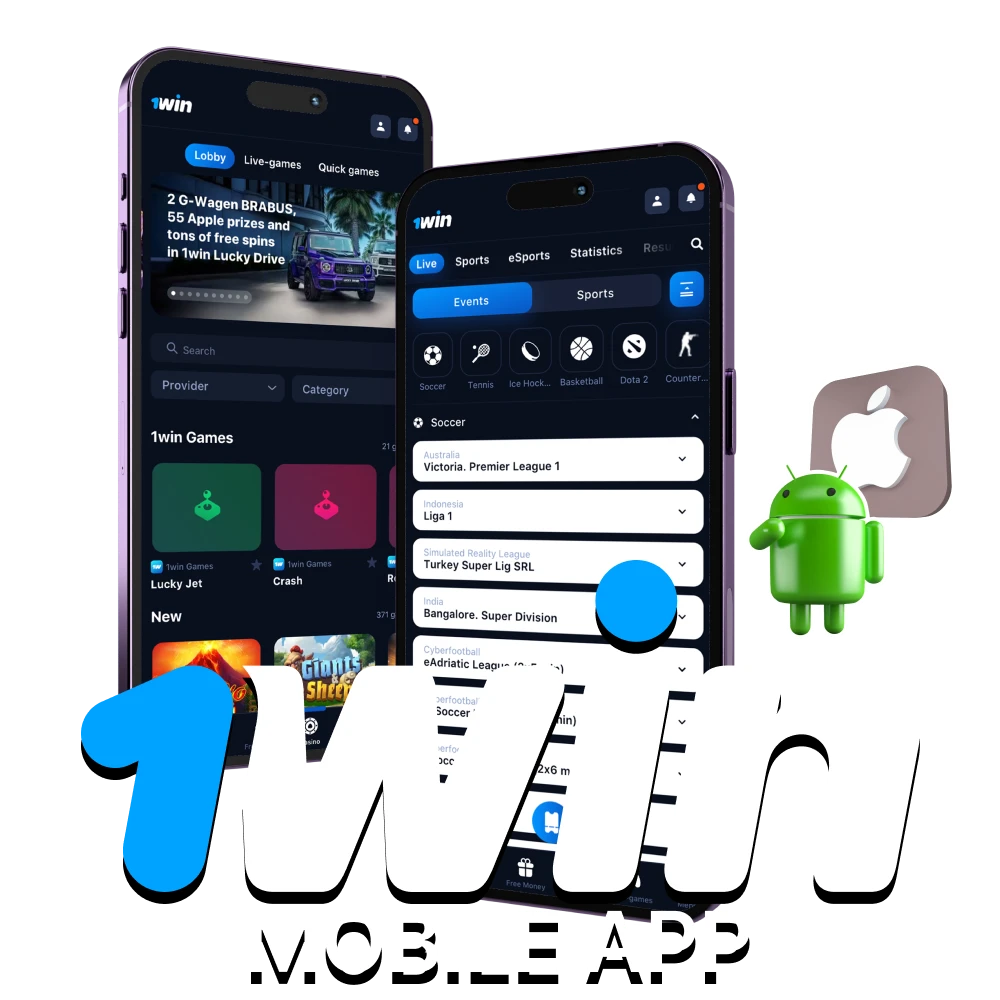 Download 1win app and enjoy mobile sports betting and playing casino games.