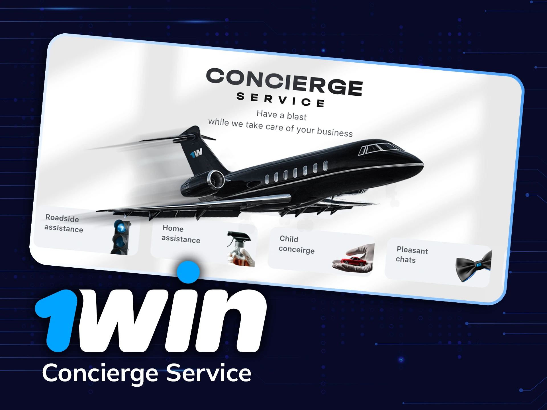 Read about the concierge service at the 1Win VIP club.
