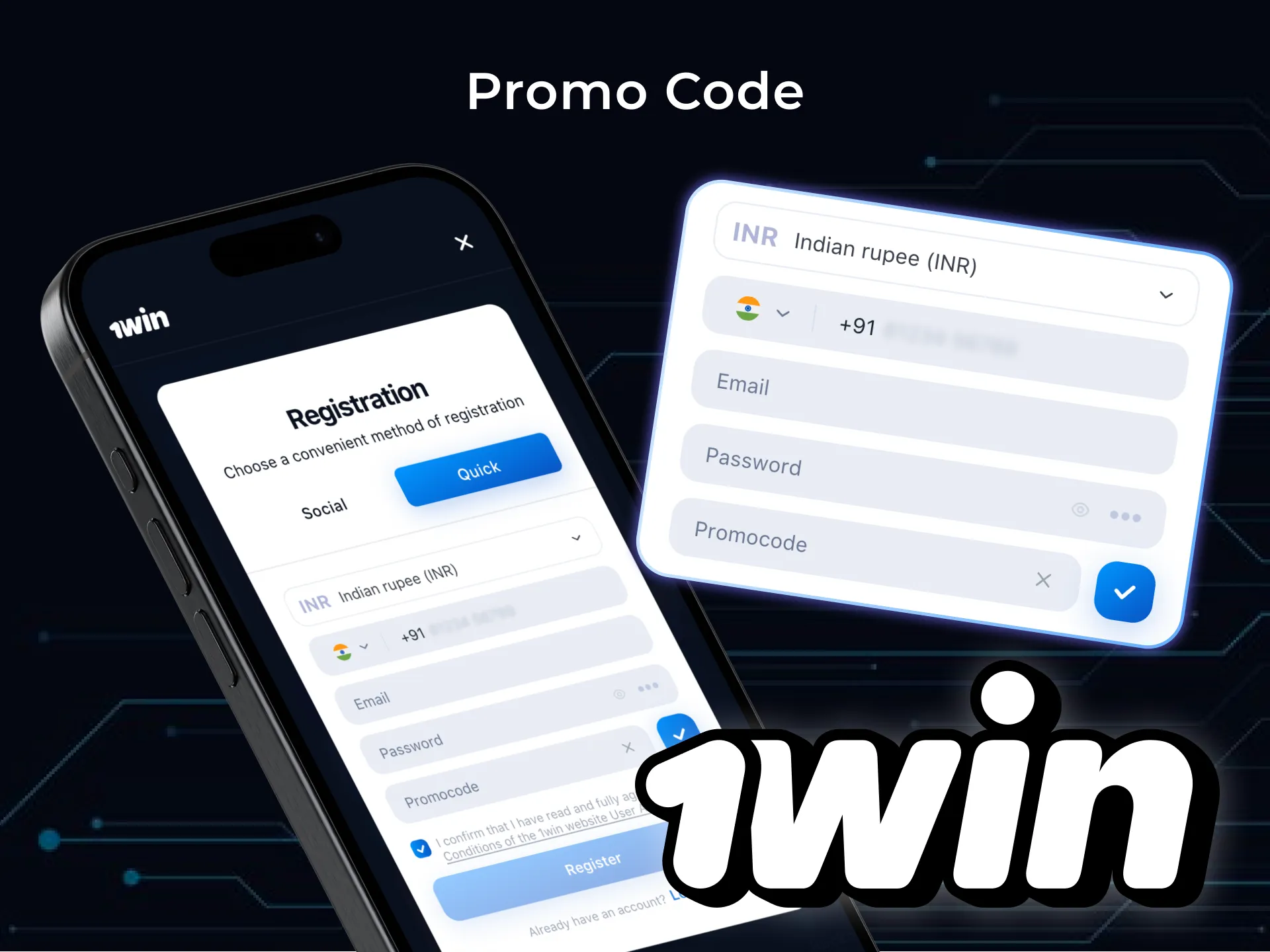 A promo code from 1win will give you confidence and significantly increase your balance.