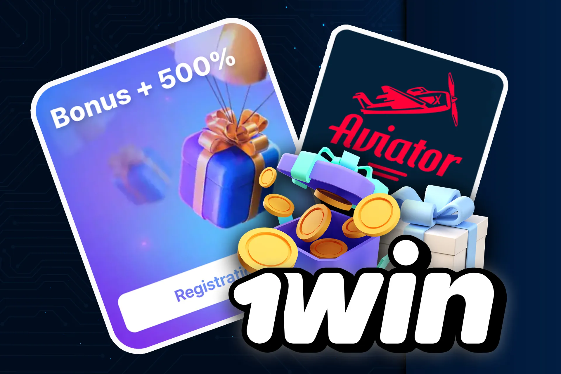 Deposit your 1win account to get a welcome bonus of 500% on Aviator.