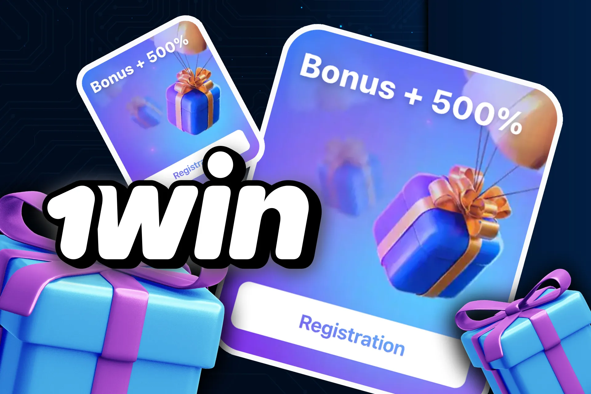 Every new 1win bettor receive a 500% bonus on his first deposit.
