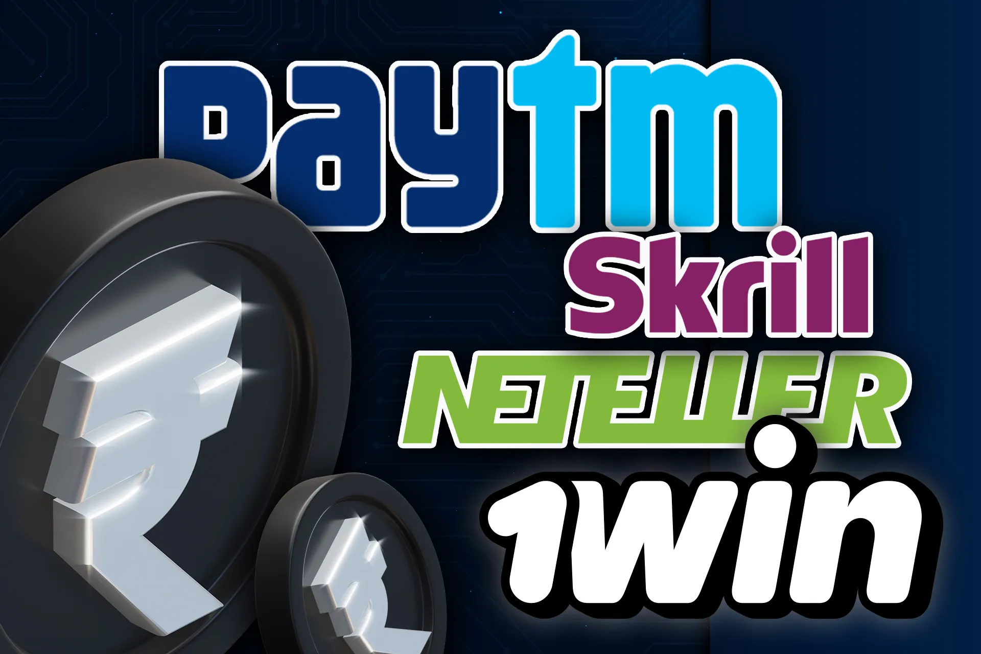 1win offers various payment methods to deposit and withdraw money.