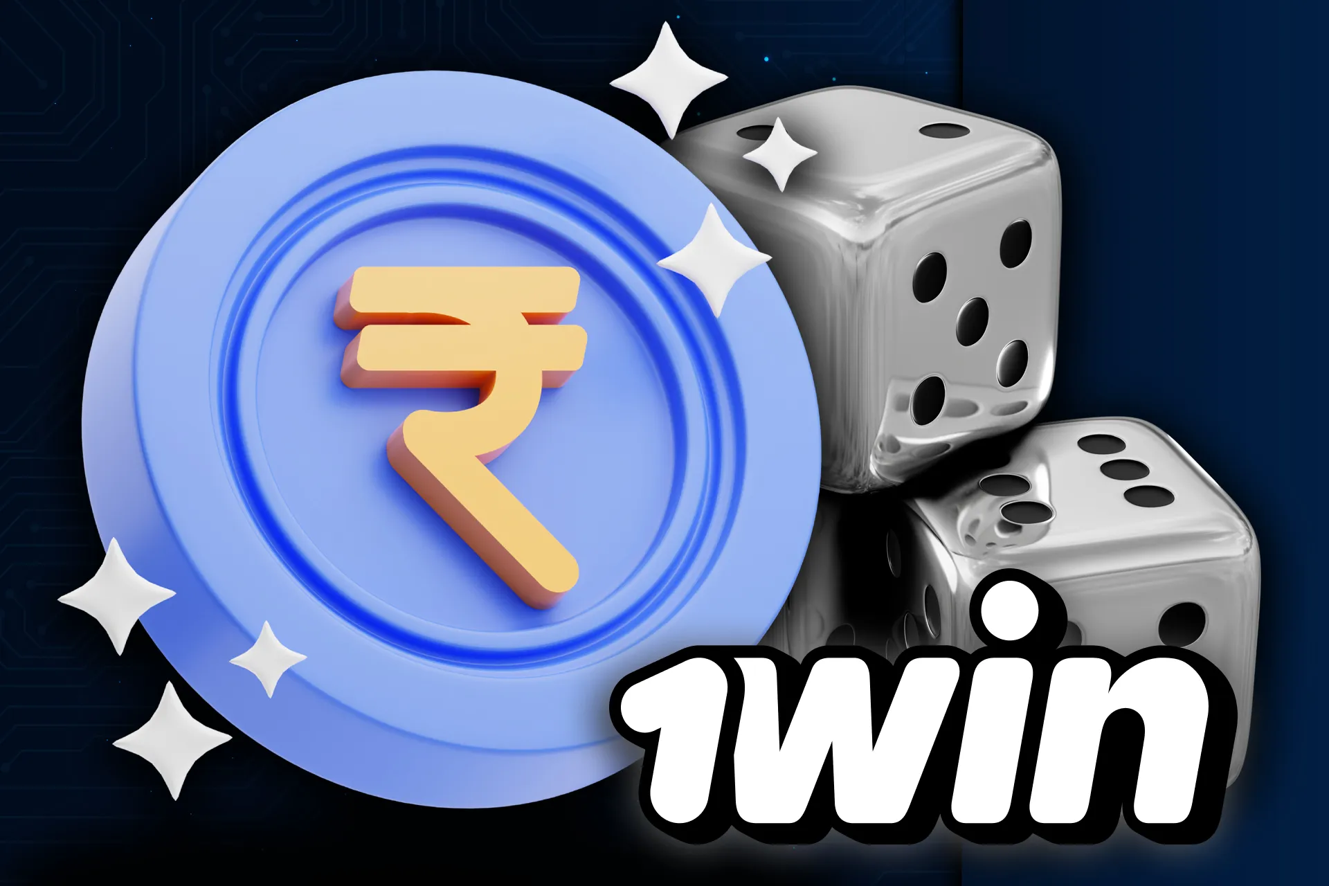 Wait till the money is on your balance and get the first deposit bonus from 1win.
