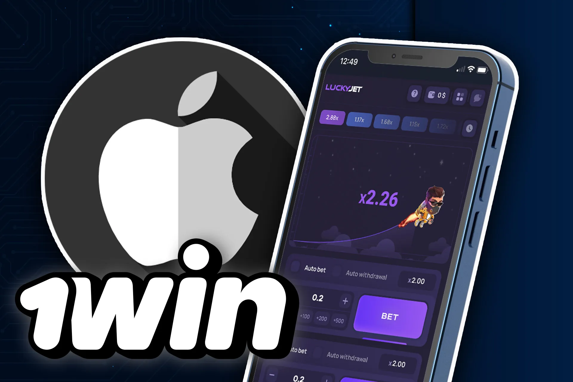 You can also install the Lucky Jet game on your iPhone.