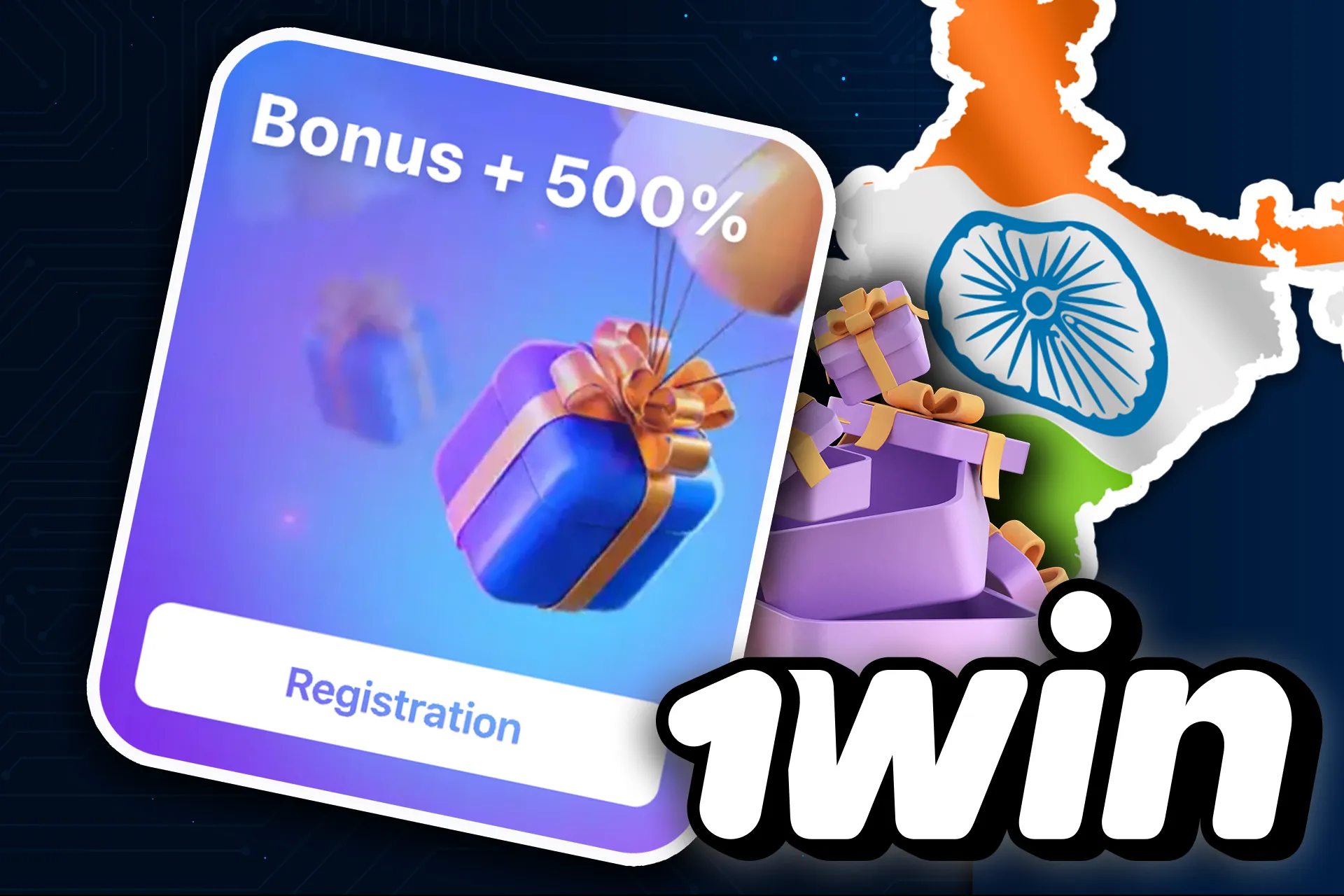 Here is a list of bonuses and promotions that 1win promo code gives you after the registration.