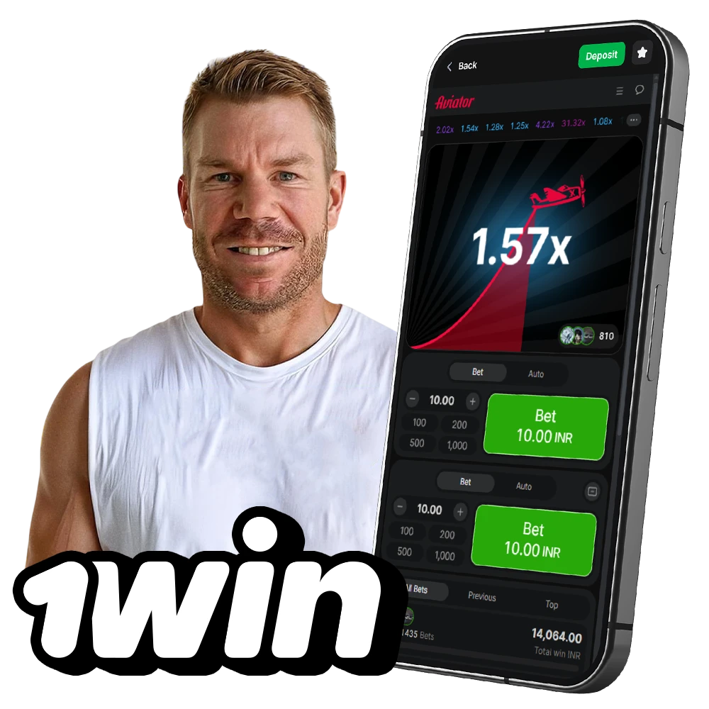 Sign up for 1win to play Aviator online.