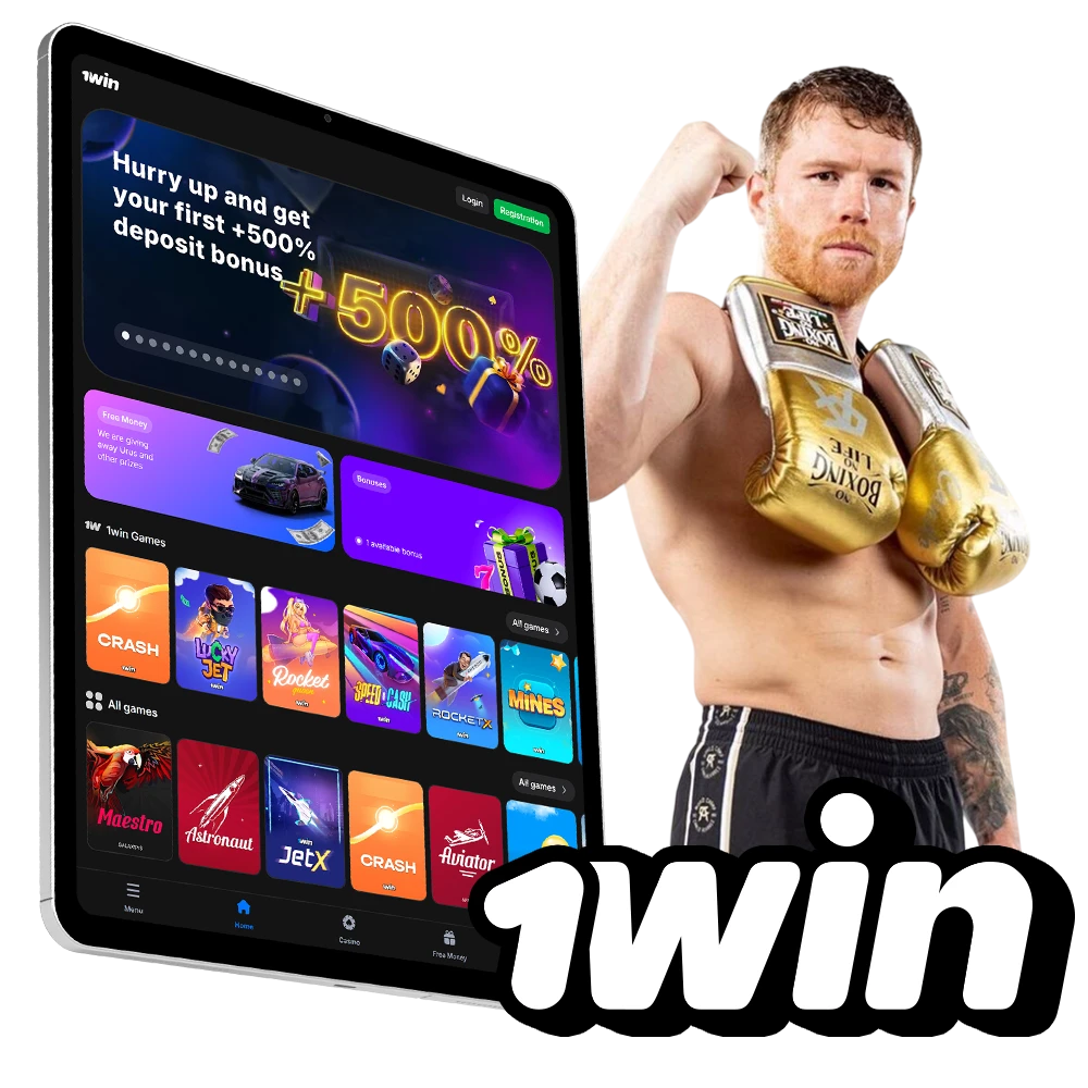 Sign up for 1win and start betting on sports, playing casino games and quick games in India.