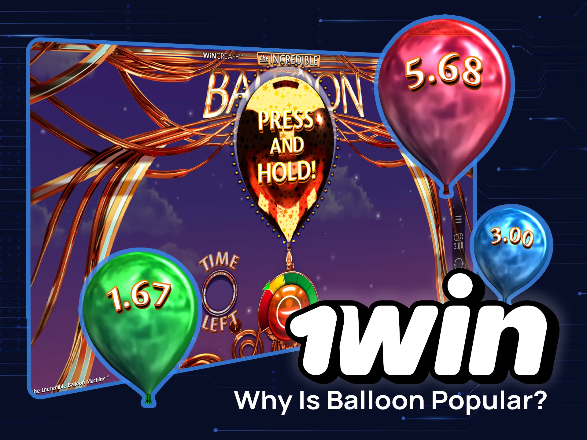 Read why The Incredible Balloon Machine on 1win has become so popular.