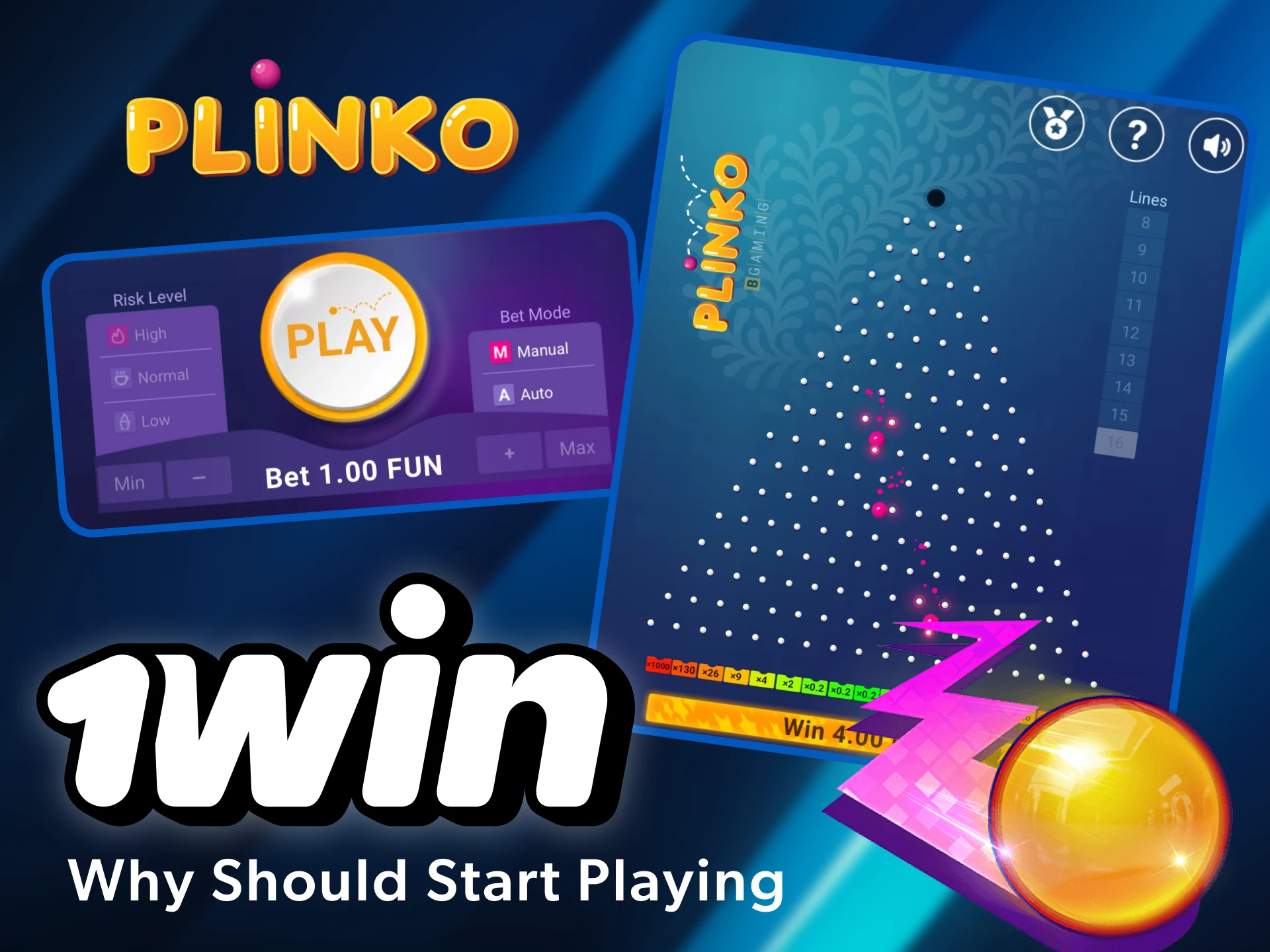 Choose plinko games at the 1win online casino and don’t miss the chance to claim your winnings.