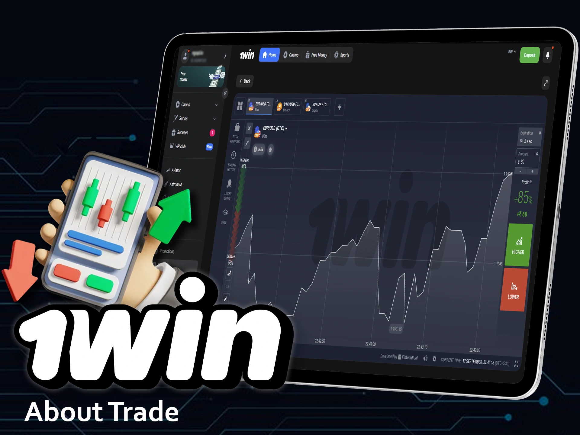 Learn more about trading at 1win.