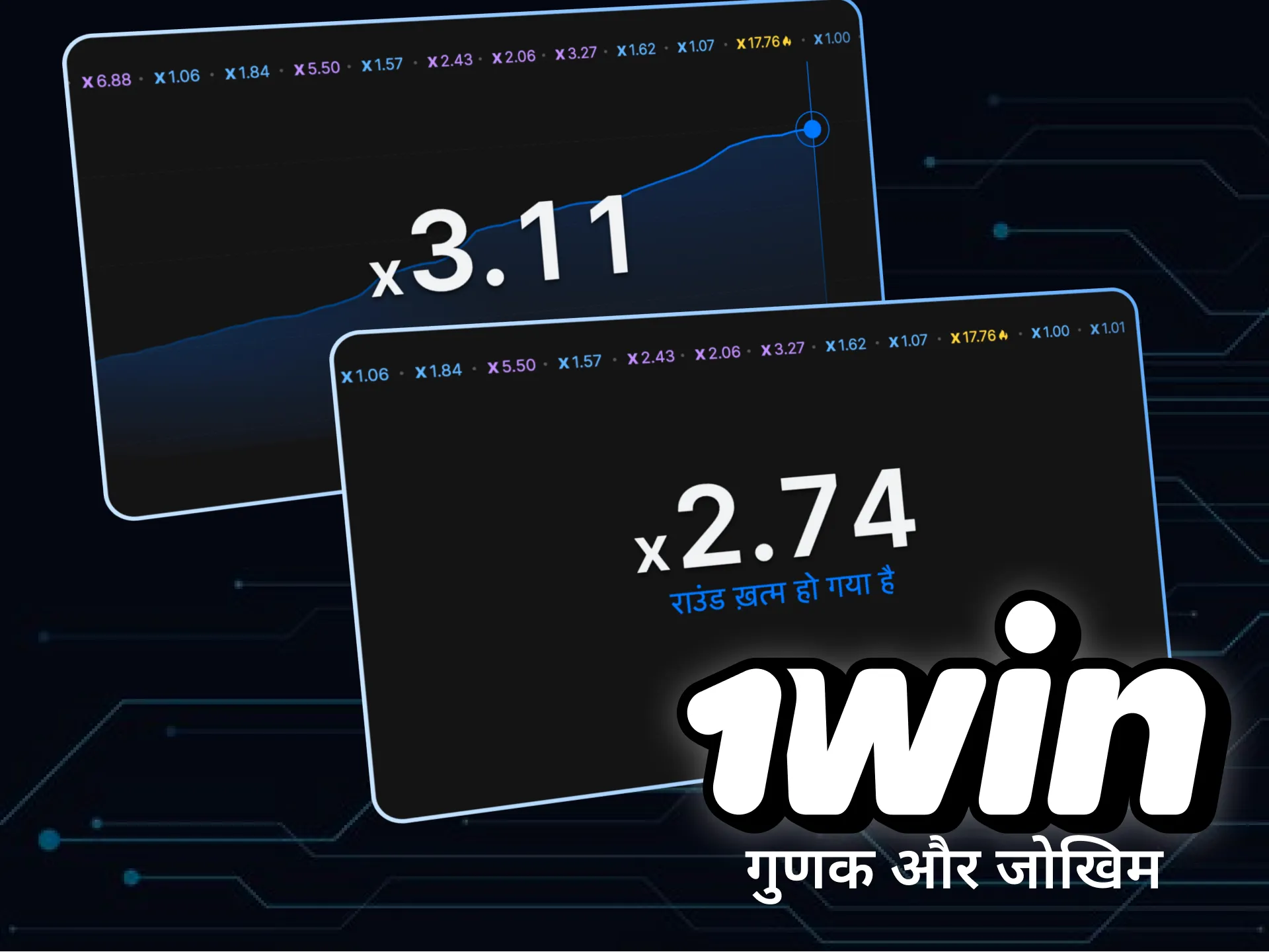 जानें कि 1win पर क्रैश गेम में मल्टीप्लायर और जोखिम आपके खेल को कैसे प्रभावित करते हैं।