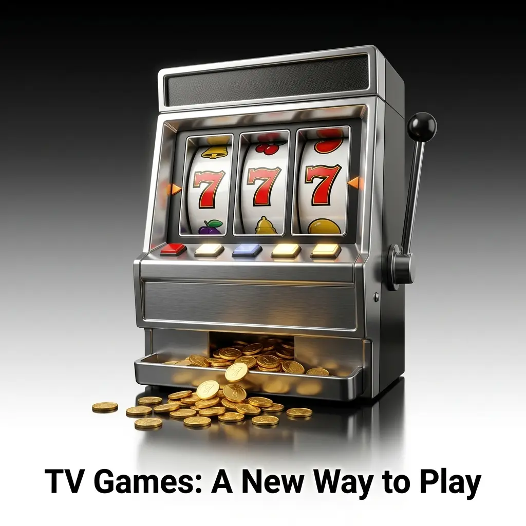 TV games broadcast screen showing lottery-style titles at 1win