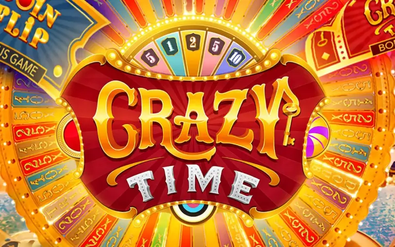 Join the energetic game show Crazy Time slot experience at 1win casino.